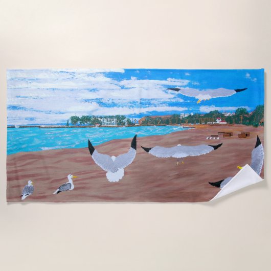 Dana Harbour Strandtuch (Vorderseite)