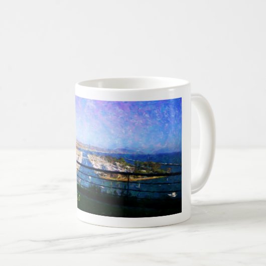 Dana Point, CA (Impressionismus) Kaffeetasse (VorderseiteRechts)