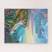 Dana Point California Beach Orange Landkreis Vinta Puzzle (Horizontal)