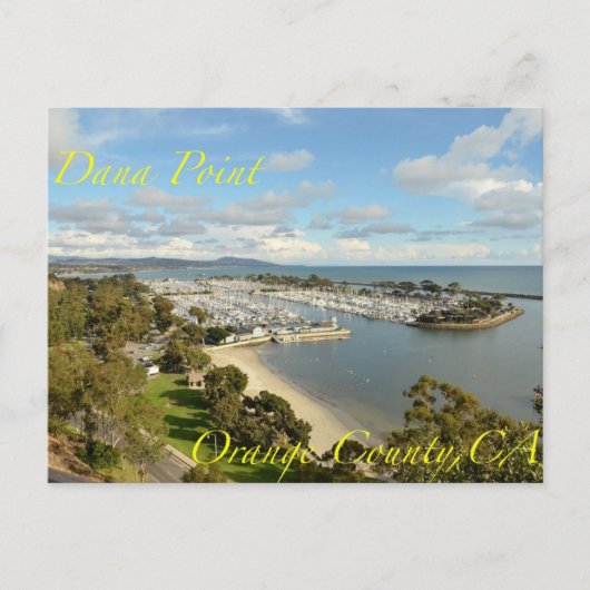 Dana Point California Postkarte (Vorderseite)