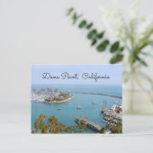 Dana Point California Postkarte (Stehend Vorderseite)