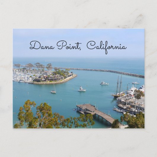 Dana Point California Postkarte (Vorderseite)