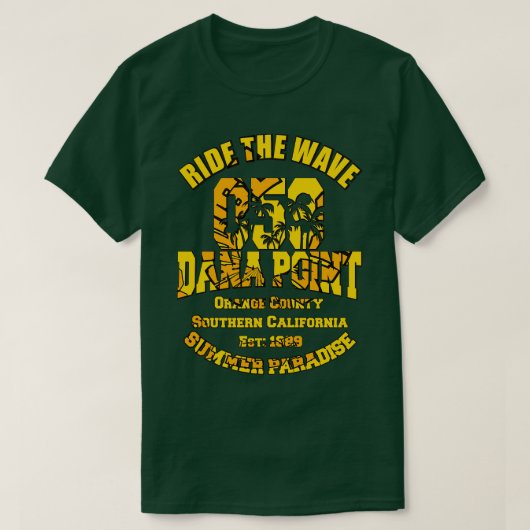 DANA POINT California USA Geschenk T-Shirt (Design vorne)