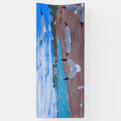 Dana Point Hafen (nach dem Sturm) Banner (Vertikal)