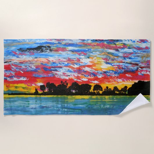 (Dana-Point-Hafen) Strandtuch (Vorderseite)