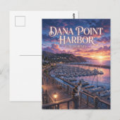 Dana Point Hafen USA Postkarte (Vorne/Hinten)