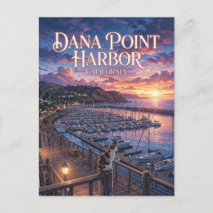 Dana Point Hafen USA Postkarte