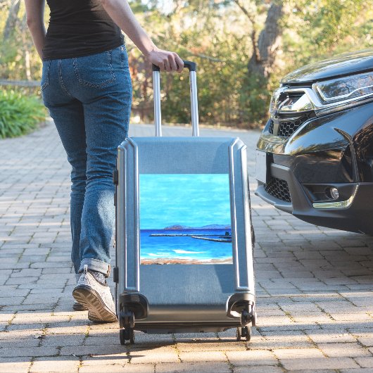 Dana Point Hafenmalerei Aufkleber (Koffer Insitu)