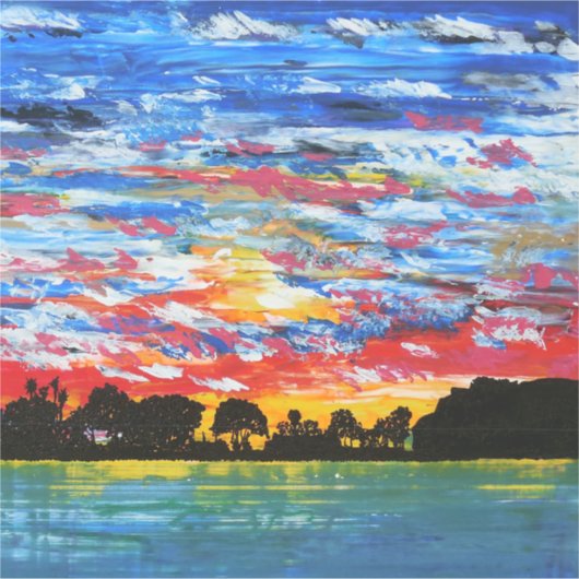 DANA POINT HARBOR farbenfroh Aufkleber (Vorderseite)