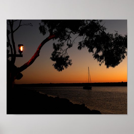 Dana Point Harbor Sunset Poster (Vorne)