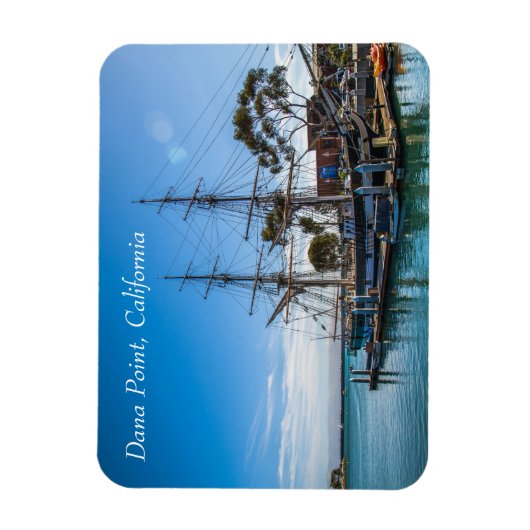 Dana Point Harbour California Magnet (Vertikal)