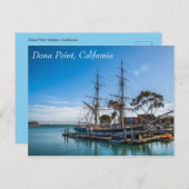 Dana Point Harbour California Postkarte (Vorne/Hinten)