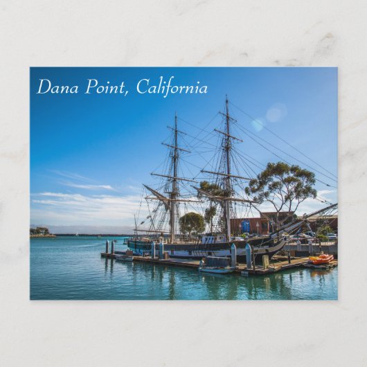 Dana Point Harbour California Postkarte (Vorderseite)