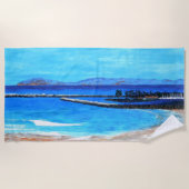 Dana Point Harbour Strandtuch (Vorderseite)