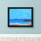 Dana Point Harbour unterzeichnet Leinwanddruck (Insitu (Holzboden))