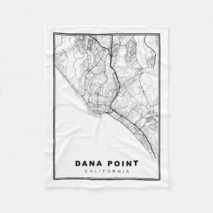 Dana Point Map Fleecedecke