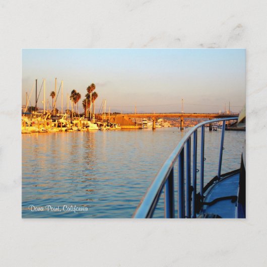 Dana Point Marina Postcard Postkarte (Vorderseite)