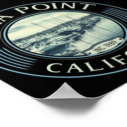 DANA POINT ORANGE KALIFORNIA - DANA POINT HARBOR POSTER (Ecke)