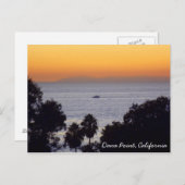 Dana Point Sunset Postcard Postkarte (Vorne/Hinten)