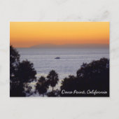 Dana Point Sunset Postcard Postkarte (Vorderseite)