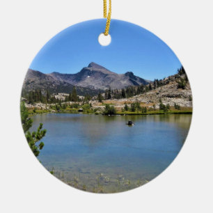 Dana vom Muschel Lake, Tioga Pass, CA Keramik Ornament