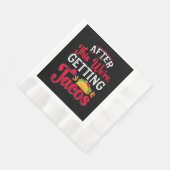 Danach bekommen wir Tacos Serviette (Ecke)