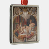 Danae, der die Dusche des Goldes empfängt Ornament Aus Metall (Rechts)