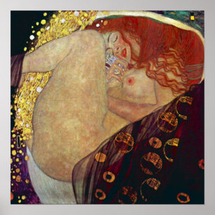Danaë — Gustav Klimt (1907-08) Poster