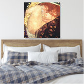 Danae | Gustav Klimt | Leinwanddruck (Insitu (Schlafzimmer))