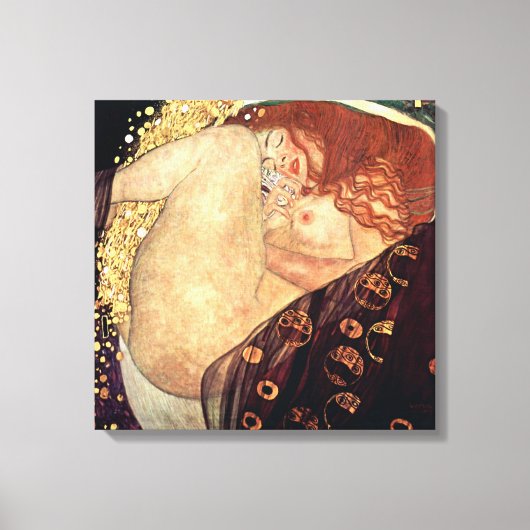 Danae | Gustav Klimt | Leinwanddruck (Vorderseite)