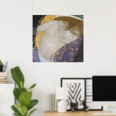 Danae von Gustav Klimt Poster (Heimbüro)