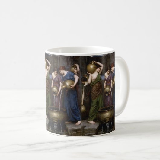 Danaides John William Waterhouse Kaffeetasse (VorderseiteRechts)