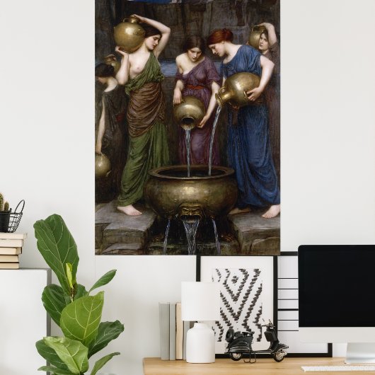 Danaides John William Waterhouse Poster (Heimbüro)