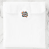 Danang Runder Aufkleber (Tasche)