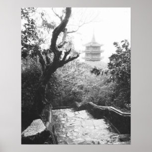 Danang Vietnam, Temple View Marble Mountain Poster