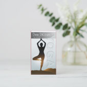 Dana's Vinyasa & Power Yoga Instructor Visitenkarte (Stehend Vorderseite)