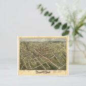 Danbury Connecticut 1875 Postkarte (Stehend Vorderseite)