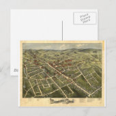 Danbury Connecticut 1875 Postkarte (Vorne/Hinten)