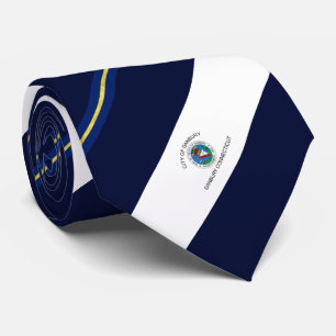 Danbury (Connecticut) - Stadtflagge Neck Tie Krawatte