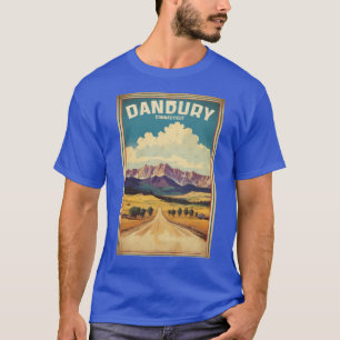 Danbury Connecticut USA Vintage-Reise Tourismus Üb T-Shirt