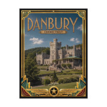 Danbury Connecticut Vintage Art Deco Golden Age
