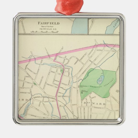 Danbury Silbernes Ornament (Vorne)