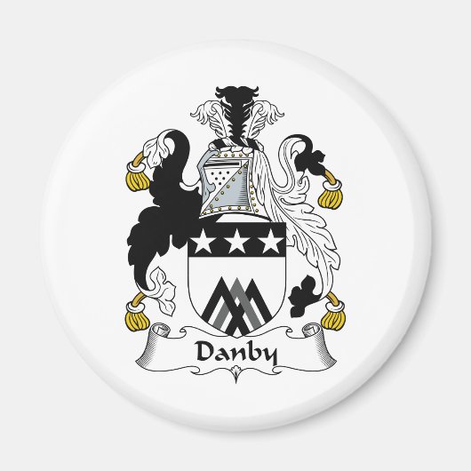 Danby Familienwappen Magnet (Vorne)