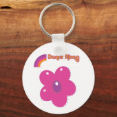 dancalong_key_chain_Blume Schlüsselanhänger (Vorderseite)