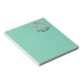 Danccing Flamingos Notizblock (angewinkelt)