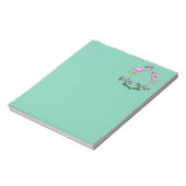 Danccing Flamingos Notizblock (Rotiert)