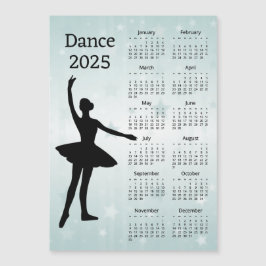 Dance 2025 Kalender Magnetkarte