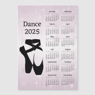 Dance 2025 Kalender Magnetkarte