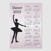 Dance 2025 Kalender Magnetkarte (Vorderseite)