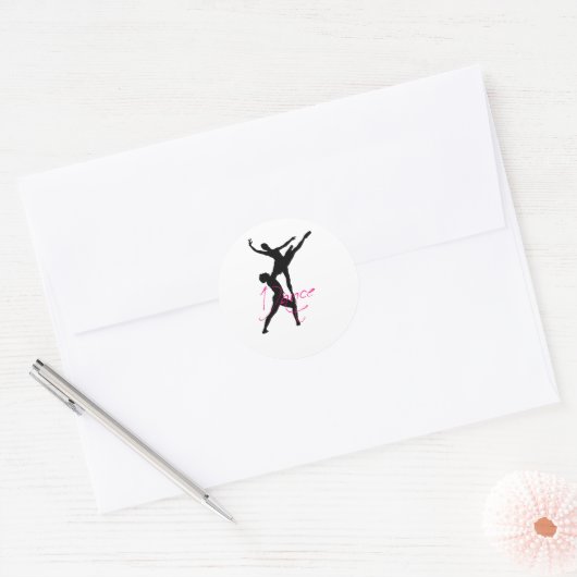 Dance_3 Runder Aufkleber (Umschlag)